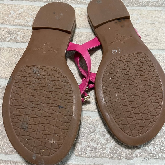 Kate Spade women’s sandals flip flops 7.5 pink - Picture 3 of 4